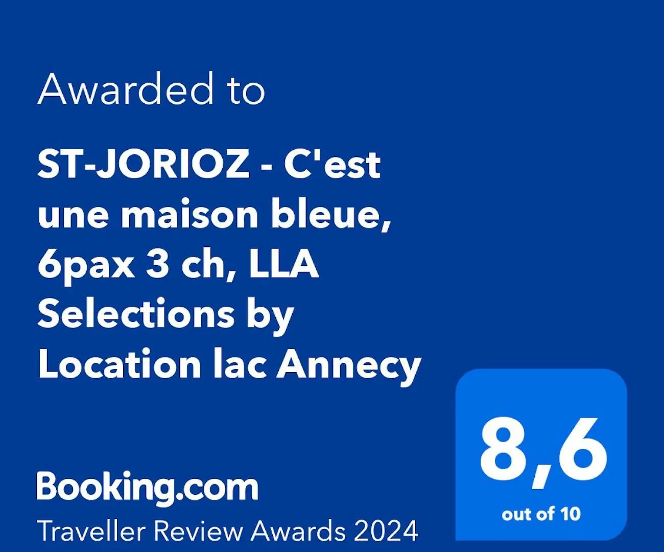 ST-JORIOZ - C'est une maison bleue, 6pax by LocationlacAnnecy, LLA Selections Saint-Jorioz France